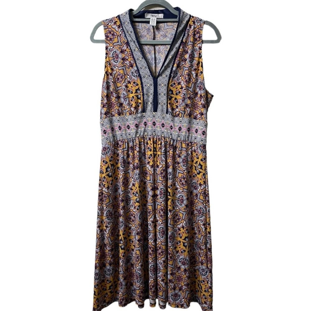 Wisp Summer/Spring Print Dress Size 14